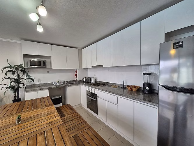 DEPARTAMENTO AMOBLADO 3D2B PAPUDO LAGUNA, VISTA PA