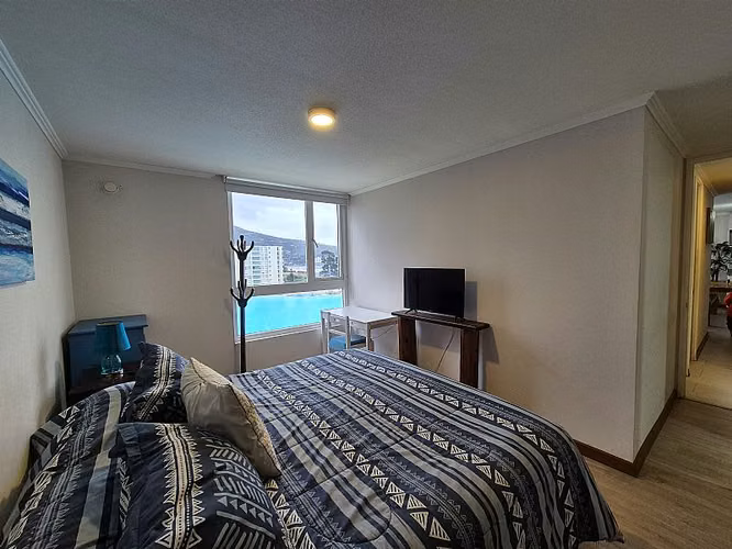 DEPARTAMENTO AMOBLADO 3D2B PAPUDO LAGUNA, VISTA PA
