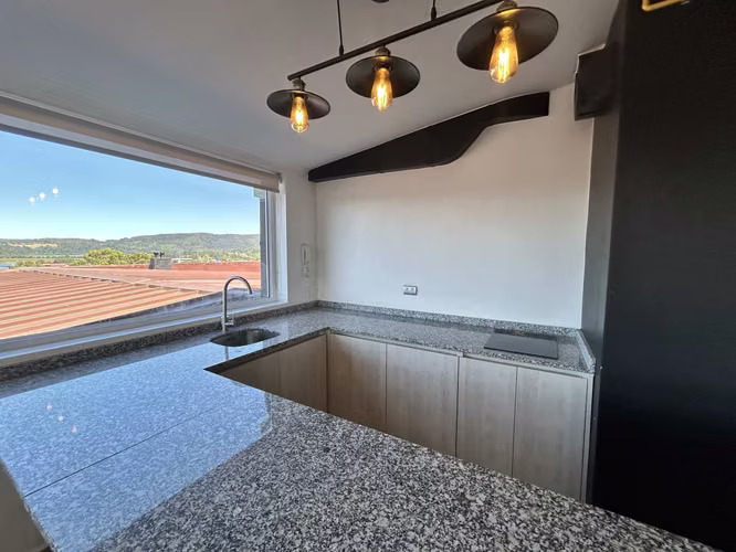 Vendo Departamento estudio en quinto piso amoblado, hermosa vista a Valdivia.