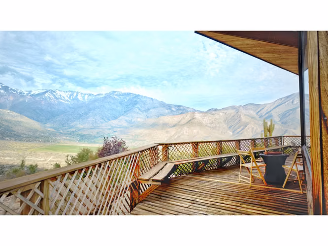 Parcela urbanizada con exclusiva casa en Fundo San Francisco de Los Andes