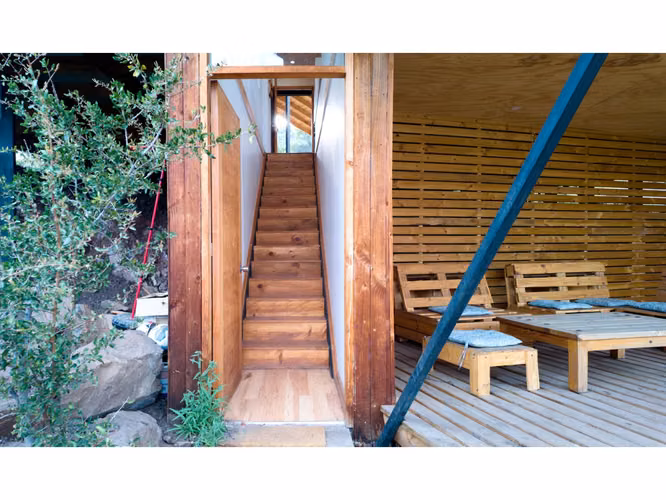 Parcela urbanizada con exclusiva casa en Fundo San Francisco de Los Andes