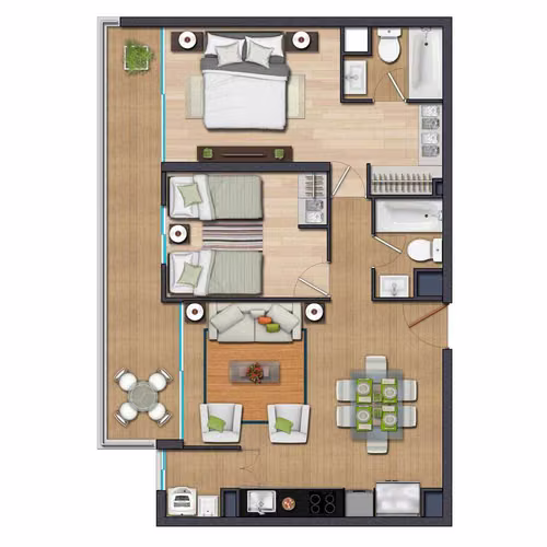 Departamento en venta en Ñuñoa (140684)