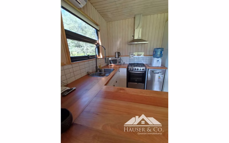 Casa en arriendo en Pucon 4 pers sector Playa Linda