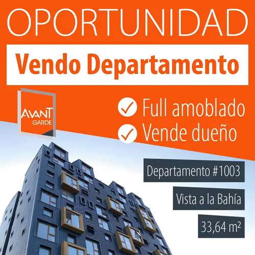Departamento Full Amoblado Con Vista A La Bahía