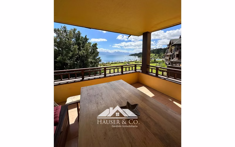 Departamento en arriendo Vista al Lago La Puntilla Villarrica 6 pers