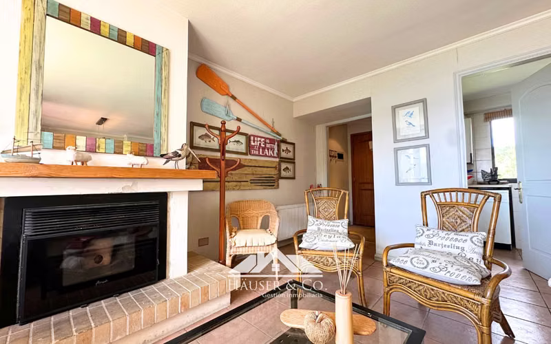 Departamento en arriendo Vista al Lago La Puntilla Villarrica 6 pers