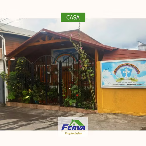 Oportunidad: Se vende casa acondicionada como Templo Evangélico, Chiguayante