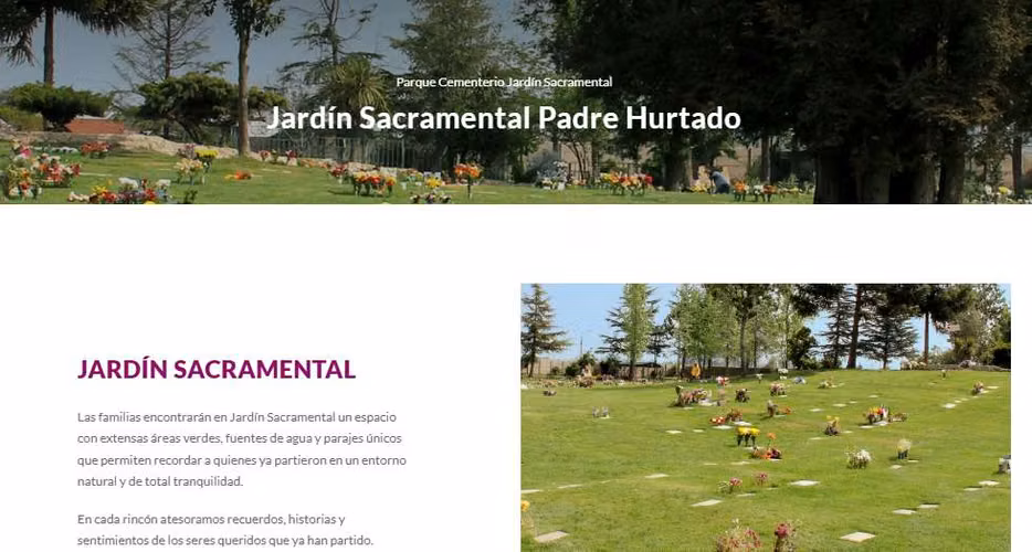 SEPULTURA JARDIN SACRAMENTAL - SAN BERNARDO