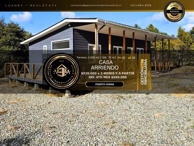 Arriendo Puerto Varas Colonia Tres Puente (143178)