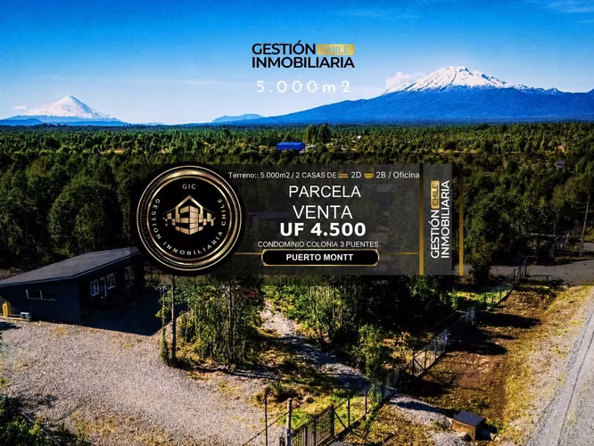 PARCELA CON 2 CABAÑAS A 20 MIN PTO VARAS (145934)