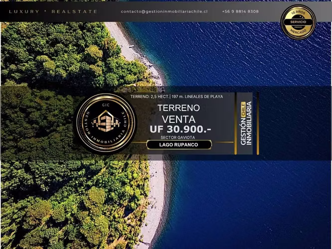 LAGO RUPANCO CON 197 M. DE PLAYA (145947)