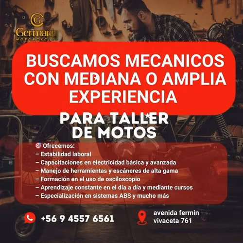 MECANICO MOTOCICLETAS
