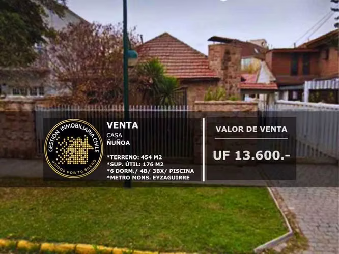 Imperdible Casa 6d/4b/piscina/quincho Metro (146757)