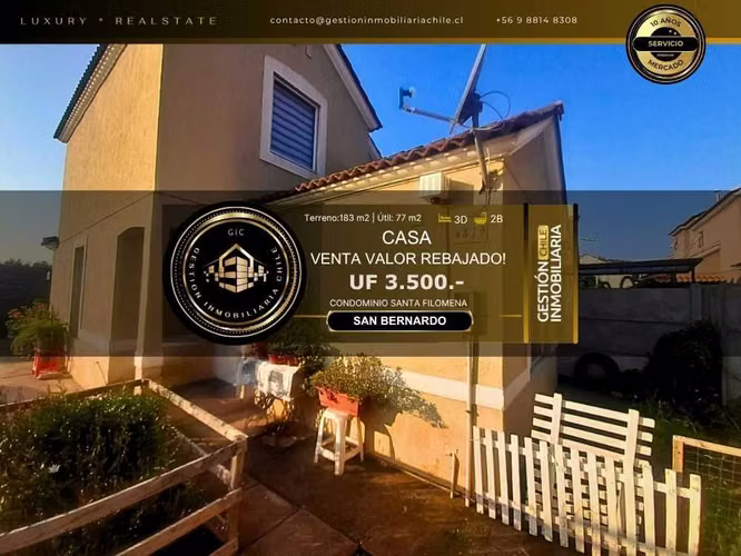 Casa En Venta! Valor Rebajado!Santa Filomena  (146760)