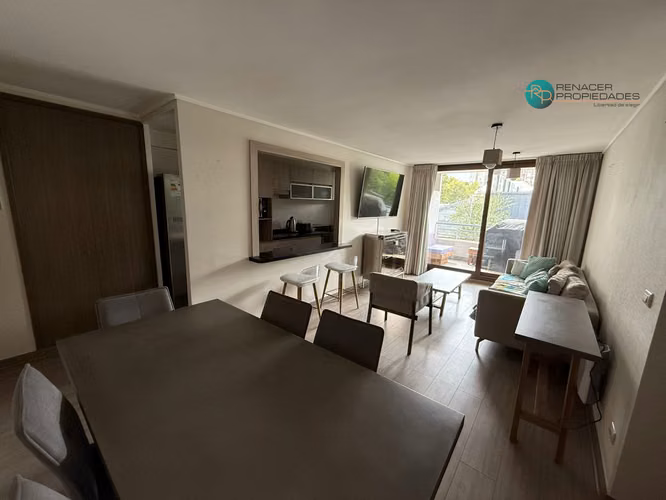 Departamento Arriendo En Ñuñoa, Semi-Amoblado