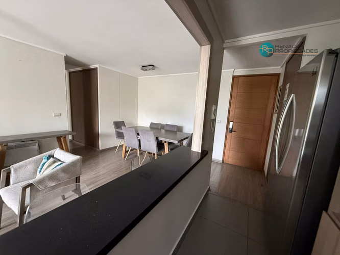 Departamento Arriendo En Ñuñoa, Semi-Amoblado