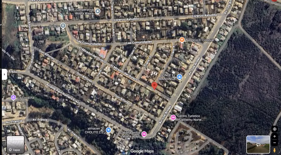 EL QUISCO: TERRENO 387 m2 EN ZONA HABITACIONAL URBANIZADA