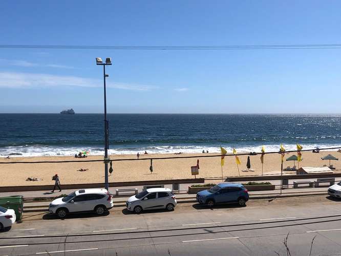 Arriendo Primera línea  Reñaca duplex 3 dormitorios, mejor ubicación sector 2