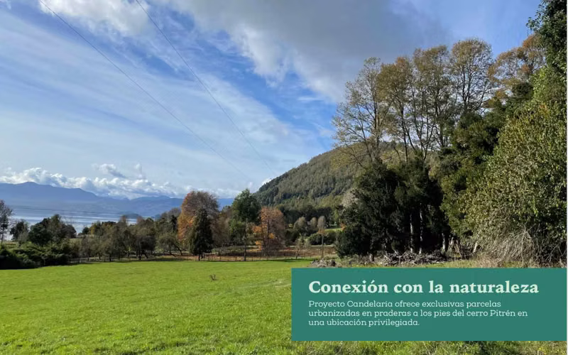 EXCLUSIVAS PARCELAS en venta vista y acceso a lago Calafquen