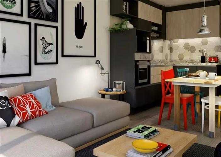 Departamento en venta de 2 dormitorios y 2 baños en Santiago