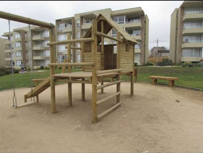 Acogedor Departamento en venta de 3D-1B.en Lomas de Papudo I
