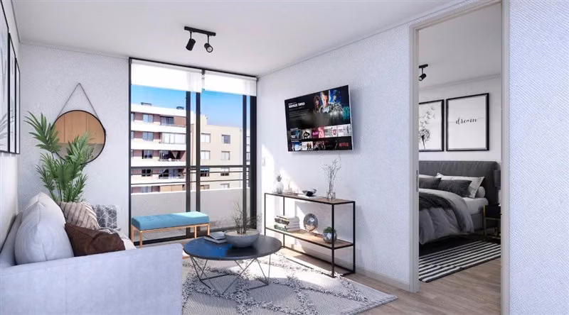 Departamento en venta de 1 dorm. en Ñuñoa - Imagen 5