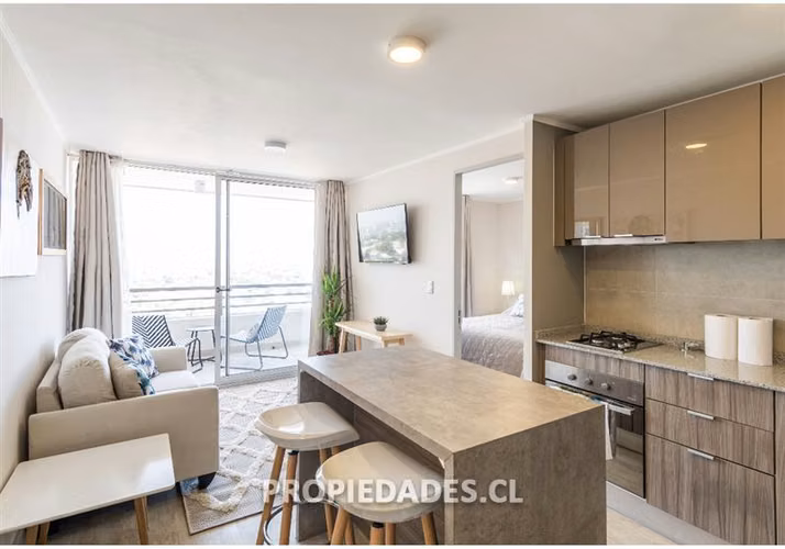 Hermoso departamento amoblado-Metro Ñuble