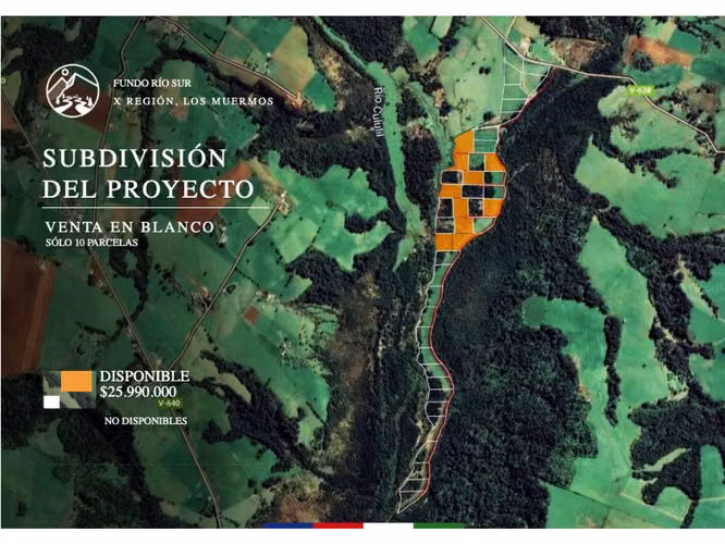 Parcelas "FUNDO RÍO SUR" Los Muermos