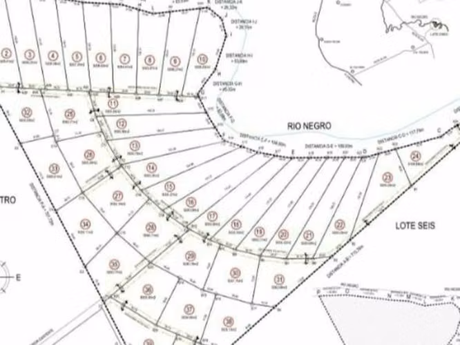 Parcela 5,000 m2 en condominio, junto al Río Negro