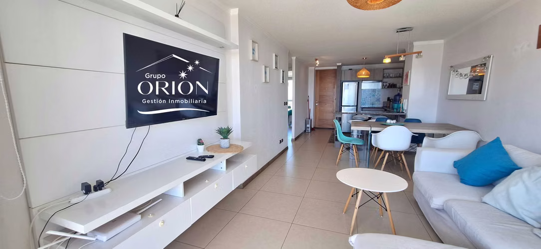 Arriendo Dpto. amoblado Mar a Dic 3D,2B. (151506)