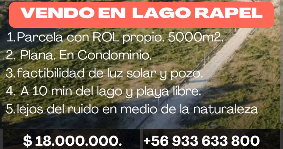 Parcela en el condominio rayito de sol a 500 m de la carretera 66 zona de Santa Julia y El Carmen