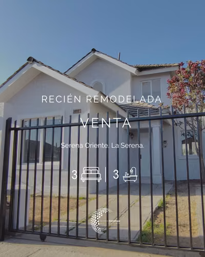 Casa en venta 3D - 3B –  La Serena
