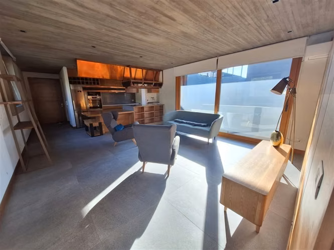 Exclusivo loft 1 dormitorio con azotea. Arriendo incluye GC - Imagen 3