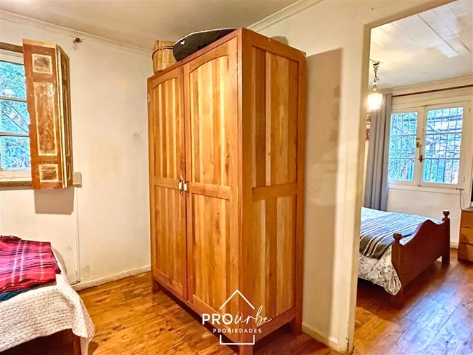 Parcela 5000 m2, 2 casas, borde Ruta G-25, San José de Maipo