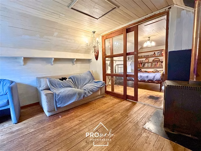 Parcela 5000 m2, 2 casas, borde Ruta G-25, San José de Maipo