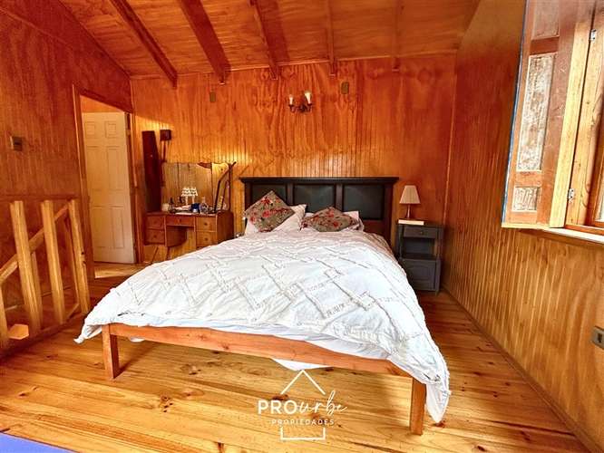 Parcela 5000 m2, 2 casas, borde Ruta G-25, San José de Maipo