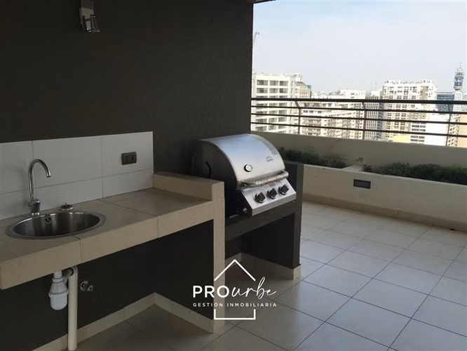 Departamento en venta de 1 dorm. a pasos metro Santa Ana