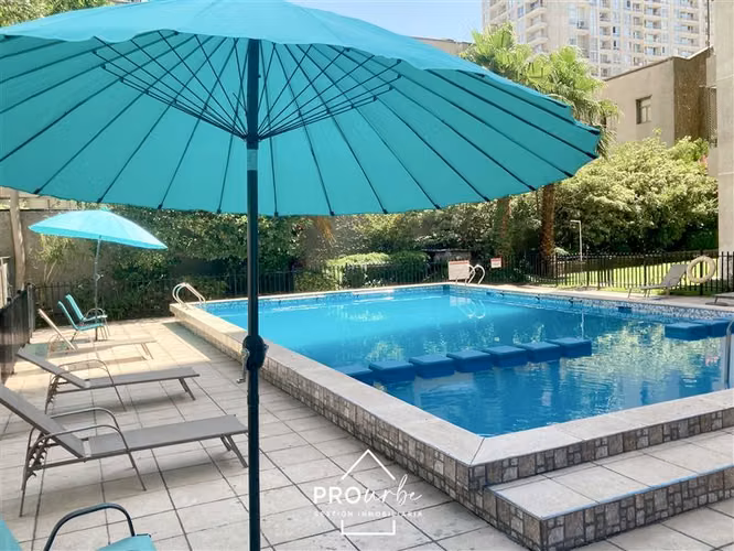 Departamento en venta de 1D/1B, Metro Santa Lucía, Santiago