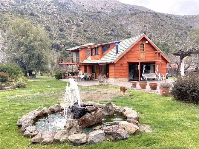 Casa en venta, terreno plano, 5000 m2, en San José de Maipo