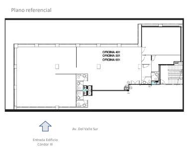 Oficina en arriendo en Huechuraba