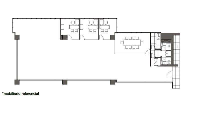 Oficina en arriendo en Huechuraba