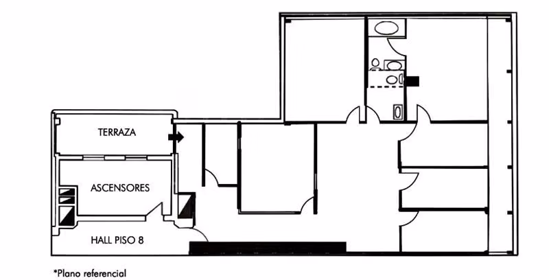 Oficina en arriendo en Santiago