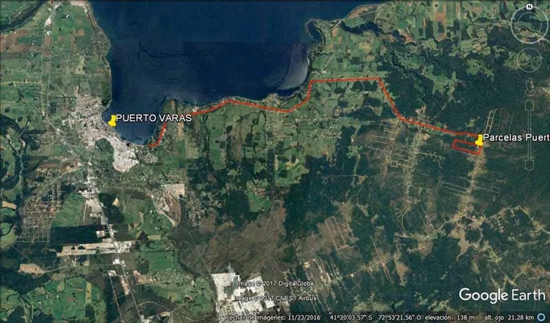 Parcela en venta en Puerto Varas