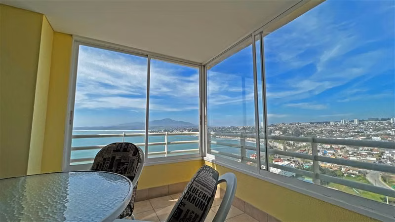 Gran Vista Al Mar 4d/3b De 130 M2 Equipado Condom. Concón