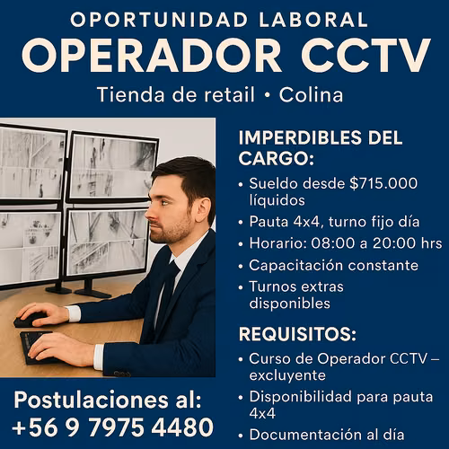 CCTV para instalacion RETAIL - COLINA