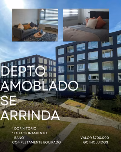 ARRIENDO DEPTO AMOBLADO OSORNO
