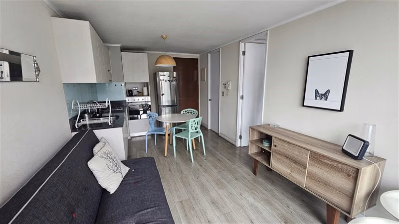 Departamento en venta de 1 dorm. en Santiago