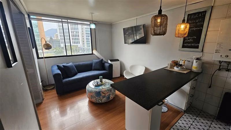 Departamento en venta en Las Condes, sector estadio español.