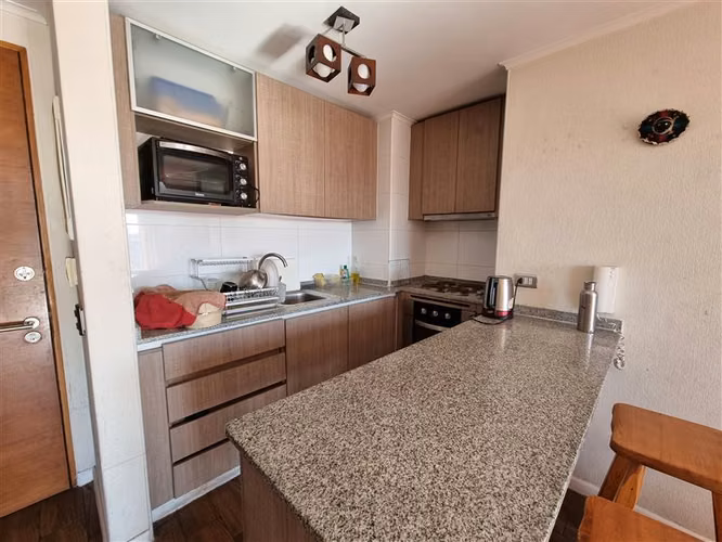 Departamento en venta de 1 dorm. en Santiago