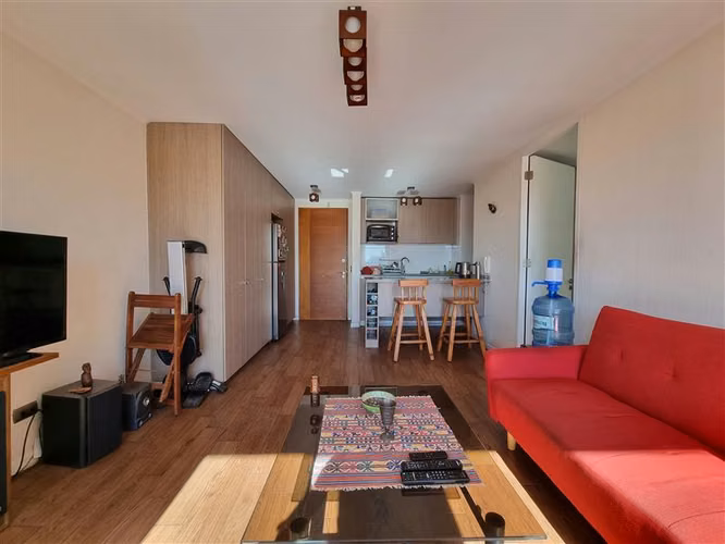 Departamento en venta de 1 dorm. en Santiago